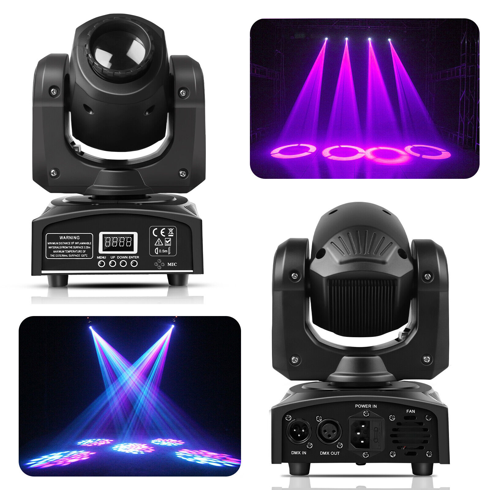 Swift Eventverleih 80W LED RGBW Moving Head